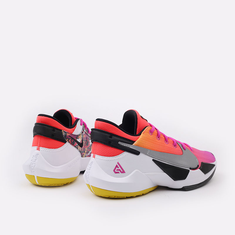 мужские розовые баскетбольные кроссовки Nike Zoom Freak 2 DB4689-600 - цена, описание, фото 4